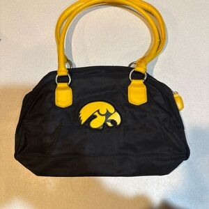 Iowa Hawkeyes Black and Yellow Women's Bag